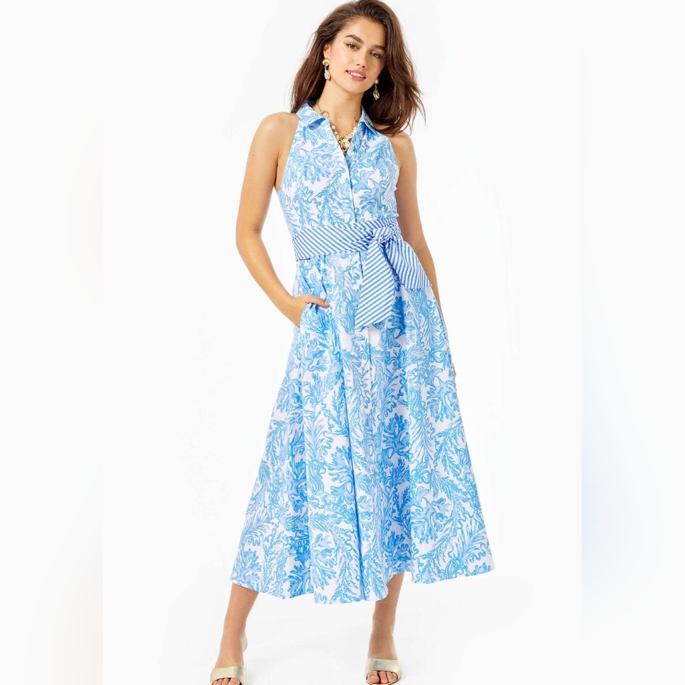 Lilly Pulitzer Chrisella Stretch Shirtdress